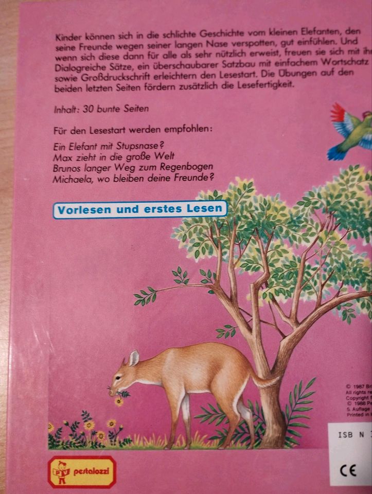 Ein Elefant mit Stupsnase , Pestalozzi Kinderbuch 1991 in Ellingen