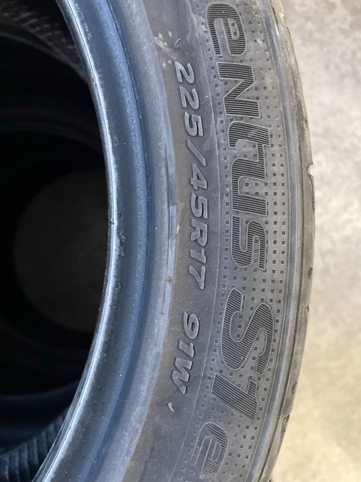 Sommerreifen Sommerräder 225/45 R17 91W Hankook VW Audi Seat in Mainburg