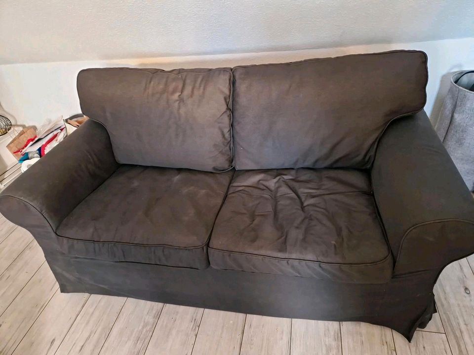 2er Couch Sofa ikea Ektorp in Ziethen