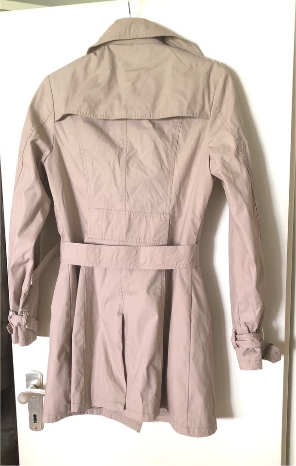 Trenchcoat Mantel Damen M Beige Baumwolle inkl. Versand in Giesen