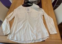 Tom Tailor Damen Bluse beige Gr. 42 mit Punkten Hessen - Hochheim am Main Vorschau