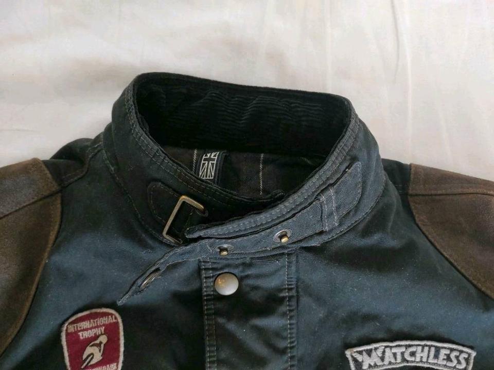 Matchless Wachsjacke Viney Rebel Black XL Biker NEU