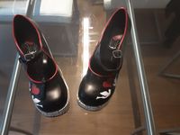 t.u.k. Schuhe Gr. 37, schwarz, Heels, Gothic/Rockabilly, selten Düsseldorf - Pempelfort Vorschau