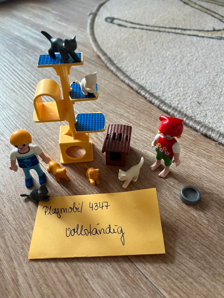 Playmobil 4347 Katzenbaum Kinder mit Katzen VOLLSTÄNDIG in Rostock