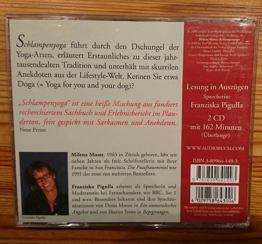 Hörbuch "Schlampenyoga" von Milena Moser in Gettorf