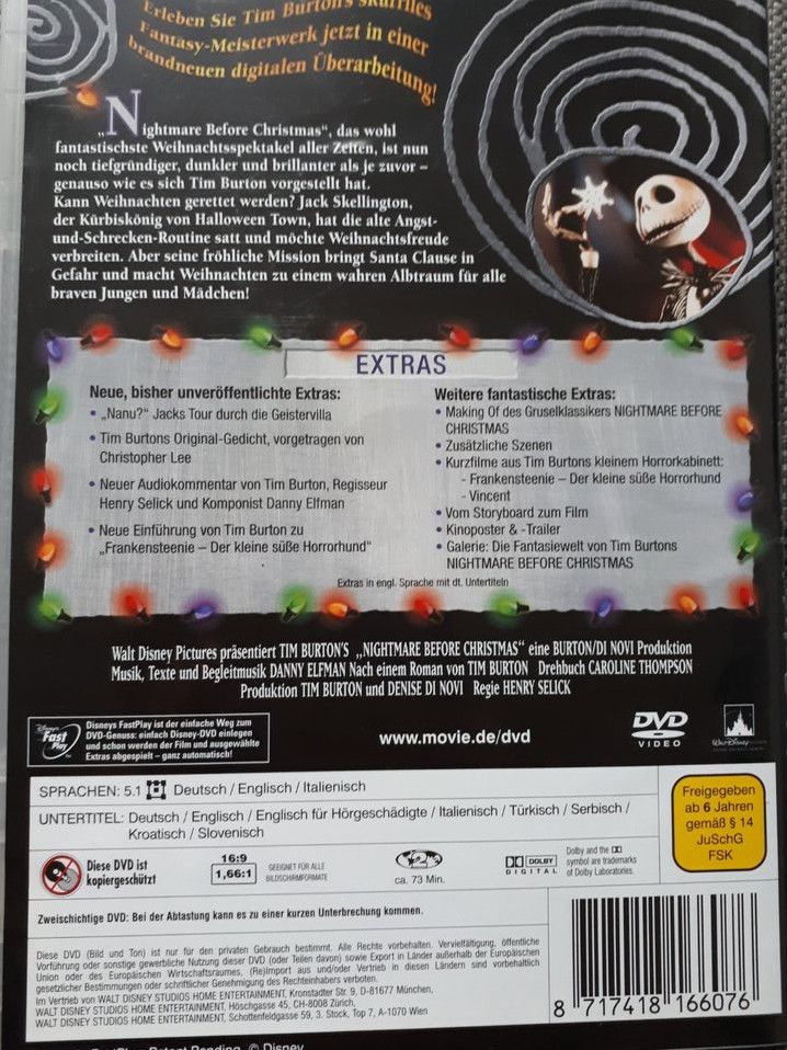 Nightmare Before Christmas (2-Disc Collector's Edition) DVD in Leipzig