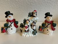 3 Schneemann Figuren 15,5cm, Weihnachten, Advent, Winter Niedersachsen - Zeven Vorschau