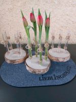 Blumenvase, Tischdeko, Frühling, Reagenzglas, Bayern - Fensterbach Vorschau