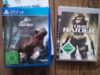 Playstation 4,3 Spiele,Tomb Raider, Jurassic World weitere Brandenburg - Wittenberge Vorschau