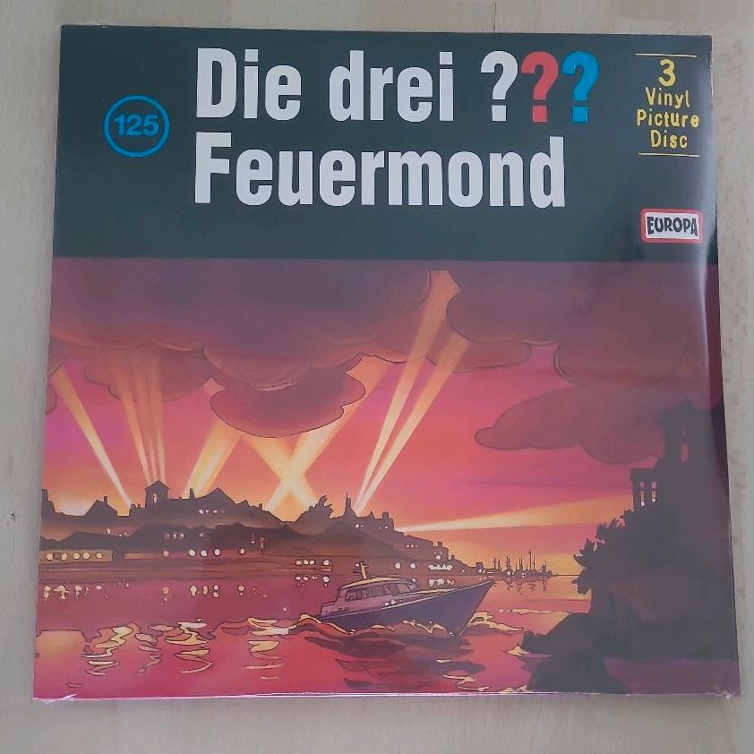 NEU+OVP Vinyl LP 125 Die drei Fragezeichen ??? Feuermond in Bad Schwalbach