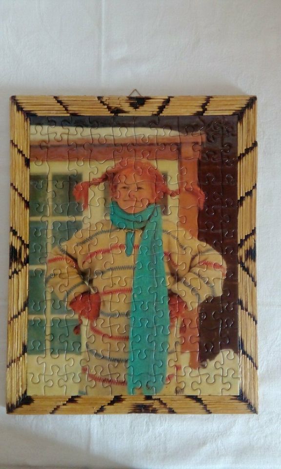 Pippi Langstrumpf ⭕ Puzzle-Bilder gerahmt – 70er Jahre ⭕ in Perlesreut