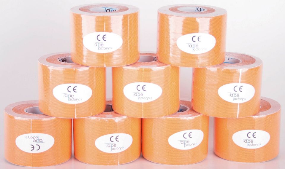 1 €/m Tapefactory24 Kinesiologie Tape Sport Line 9er Pack Farbe O in Mühlacker