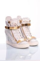 GIUSEPPE ZANOTTI Sneakers Highsneaker weiß gold Gr. 41* Kr. München - Grünwald Vorschau