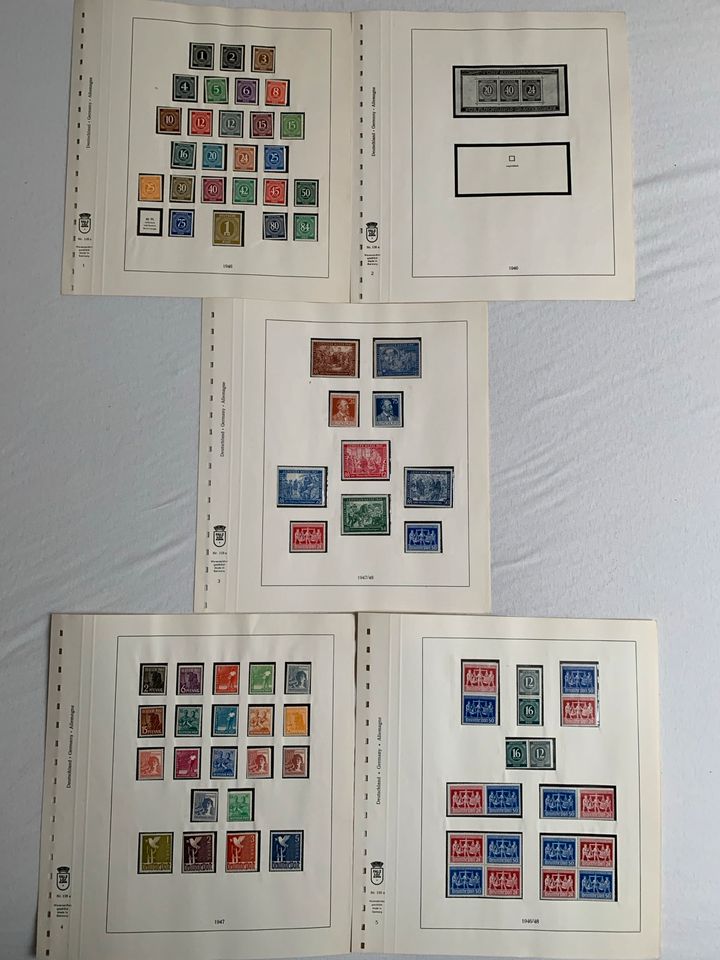 Briefmarkensammlung Auflösung, Briefmarken in Bergisch Gladbach