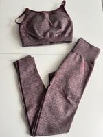 Gymshark Flex Set S Leggings BH lila meliert violet fester Halt Saarbrücken-Dudweiler - Dudweiler Vorschau