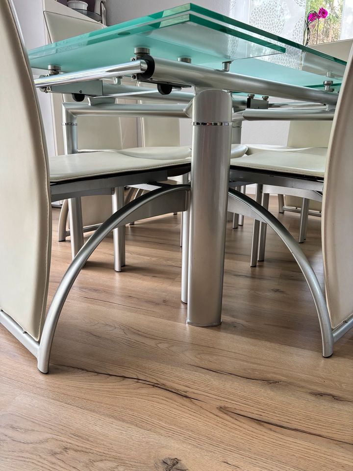 Glastisch modern , ausziehbar, Esstisch, Tisch in Worbis