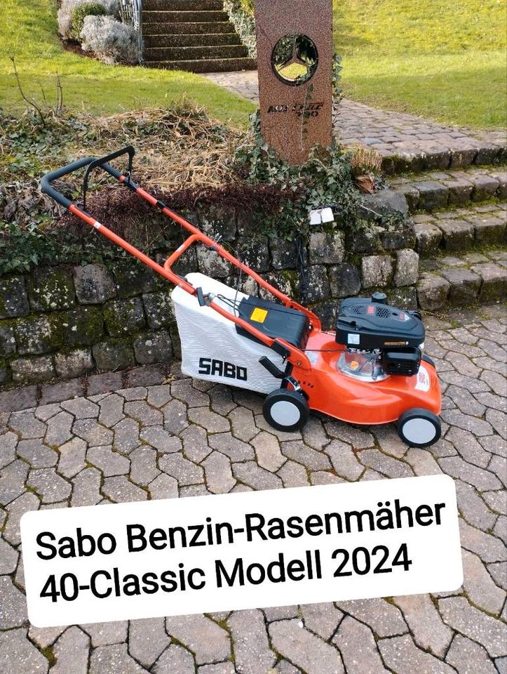 Sabo Benzin-Rasenmäher in Kinderbeuern