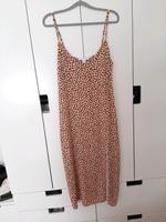 AMISU Kleid, lang, apricot, gemustert, Gr. 40, wie neu Baden-Württemberg - Fellbach Vorschau