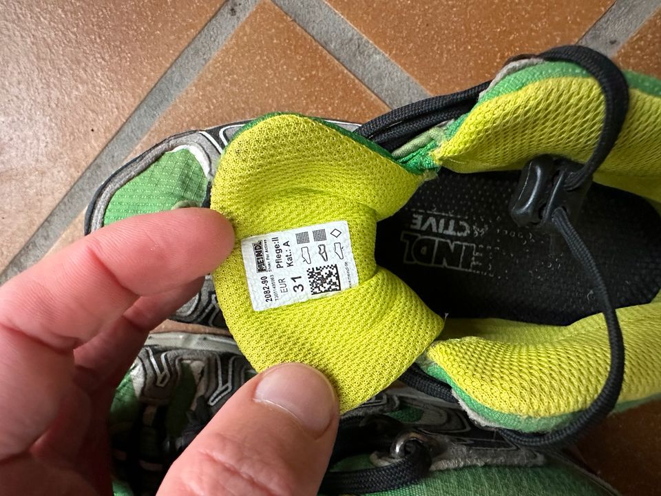 Meindl Wanderschuhe 31 grün Kinder in Rülzheim