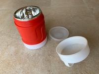 DDR Retro Eisbehälter Eisbombe 600ml rot Dresden - Schönfeld-Weißig Vorschau