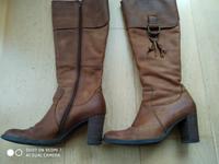 Braune Lederstiefel in Größe 39 Rheinland-Pfalz - Bad Sobernheim Vorschau