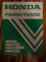 Motorhacke Honda FG 400/500/Original Honda Handbuch Rheinland-Pfalz - Trassem Vorschau