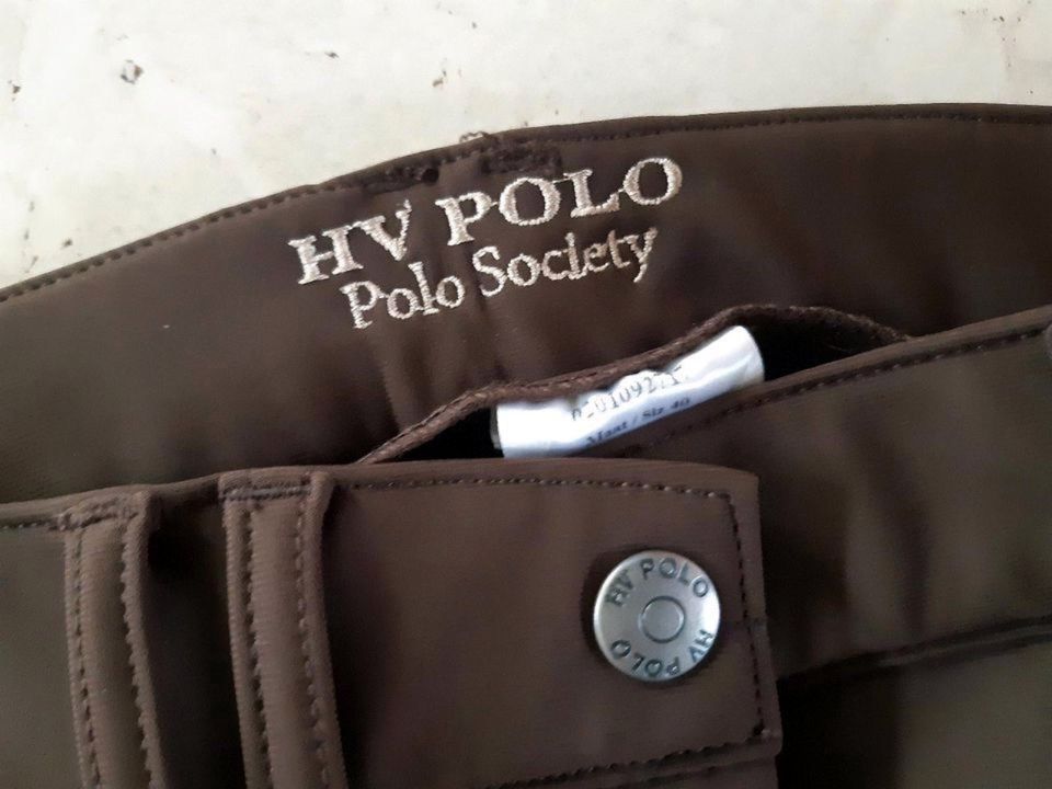 HV Polo Softshell Reithose Coffeebraun Gr 40 in Lilienthal