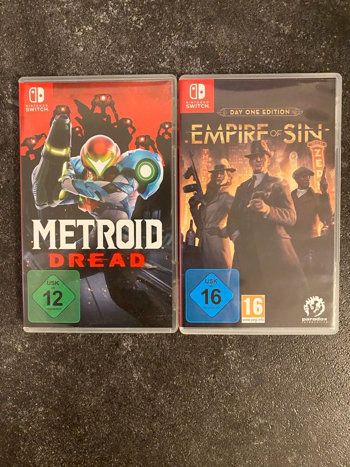 Nintendo Switch Metroid Dread Empire of Sin - Day One Edition in Fröndenberg (Ruhr)