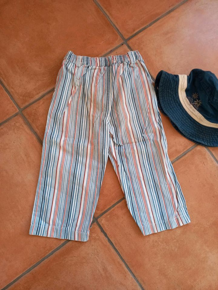 92 Sommerhose Hose Mütze 51 Set Junge in Gengenbach