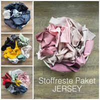 Stoffreste Jersey uni Stoffrestepaket 800g Niedersachsen - Essen (Oldenburg) Vorschau