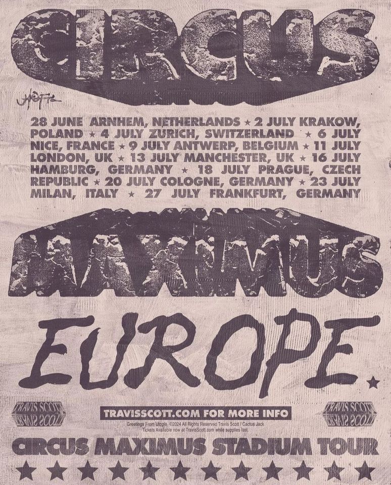 Travis Scott Circus Maximus Frankfurt Ticket in München