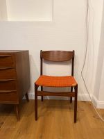 Mid Century Teak Stuhl - Vintage 60er mit Original Woll Bezug Wandsbek - Hamburg Wellingsbüttel Vorschau