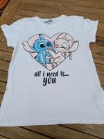T-Shirt, Disney, Lilo und Stitch, Gr.XS, weiß, Top Baden-Württemberg - Großbettlingen Vorschau