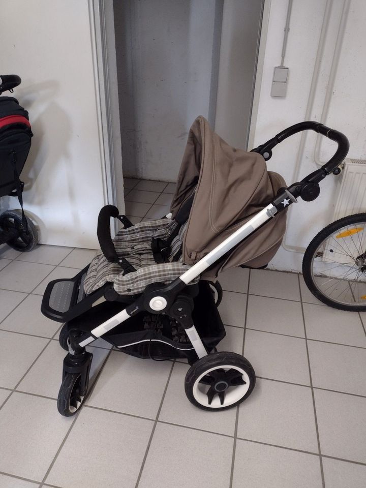 Teutonia Kinderwagen Babywanne, Sportsitz, Fußsack in Kusterdingen