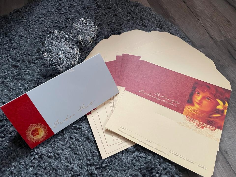 20 Geschenkgutscheine Weihnachten*Vorlage Selber schreiben*NEU in Braunfels