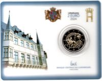 Luxemburg 2 Euro 2024 "Grand-Duc Guillaume II" in der Coincard Rheinland-Pfalz - Bitburg Vorschau