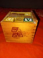 Vintage Holz-Block, Alphabet-Block, Nummern-Block spiel Nordrhein-Westfalen - Ibbenbüren Vorschau