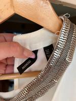 Mango elegant Business Bluse weiß Silber S 36 Saarbrücken-Dudweiler - Dudweiler Vorschau