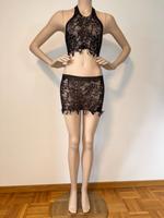 Sexy Dessous Netz-Glitzer Beach-Club-Outfit onsize schwarz Bayern - Teublitz Vorschau