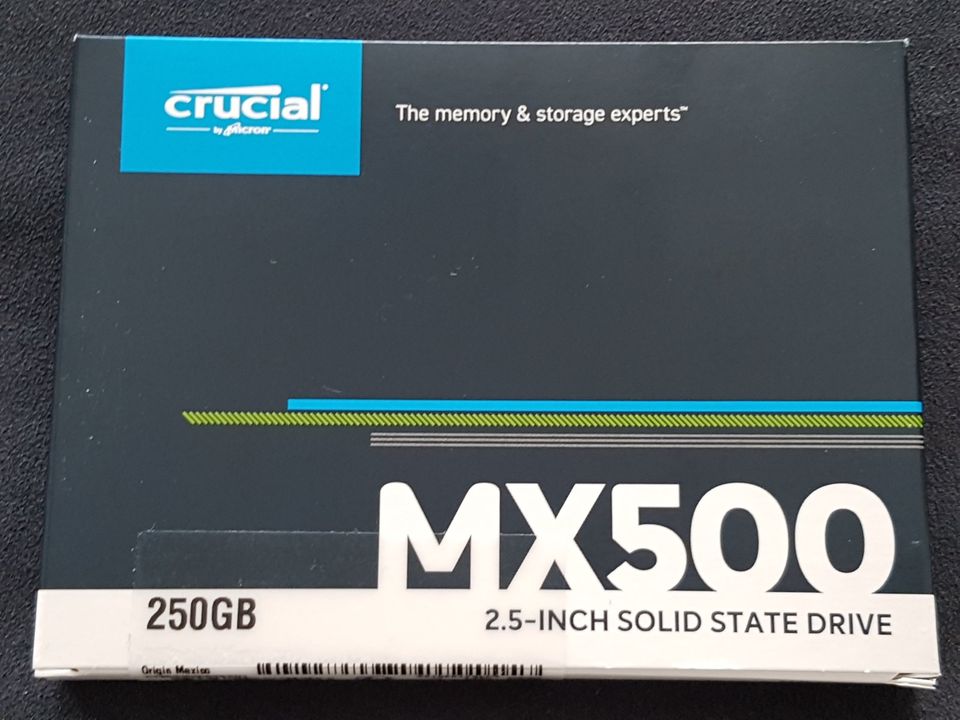 Crucial MX500, 250 GB SSD, neu in München