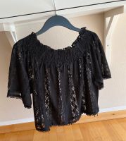 Gina Tricot off shoulder Shirt schwarz XS Damen zzgl. 2,25 € Hessen - Bad Vilbel Vorschau