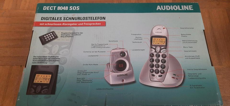 Digitales Schnurlostelefon DECT 8048 SOS in Neuhausen