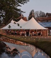 Outdoor Hochzeit Trauung Stühle Tische Vintage Boho mieten leihen Bayern - Sommerhausen Main Vorschau