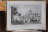 'Das Brandenburger Thor', um 1850 gez.u.lith. v. Loeillot gerahmt Nordrhein-Westfalen - Siegburg Vorschau