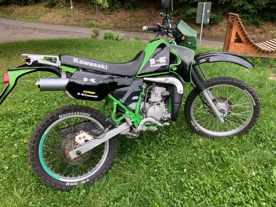 KMX 125b -Kawasaki in Mespelbrunn