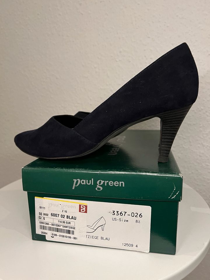 Paul Green Pumps High Heels blau 39 Leder ❤️❤️❤️ in Rathenow