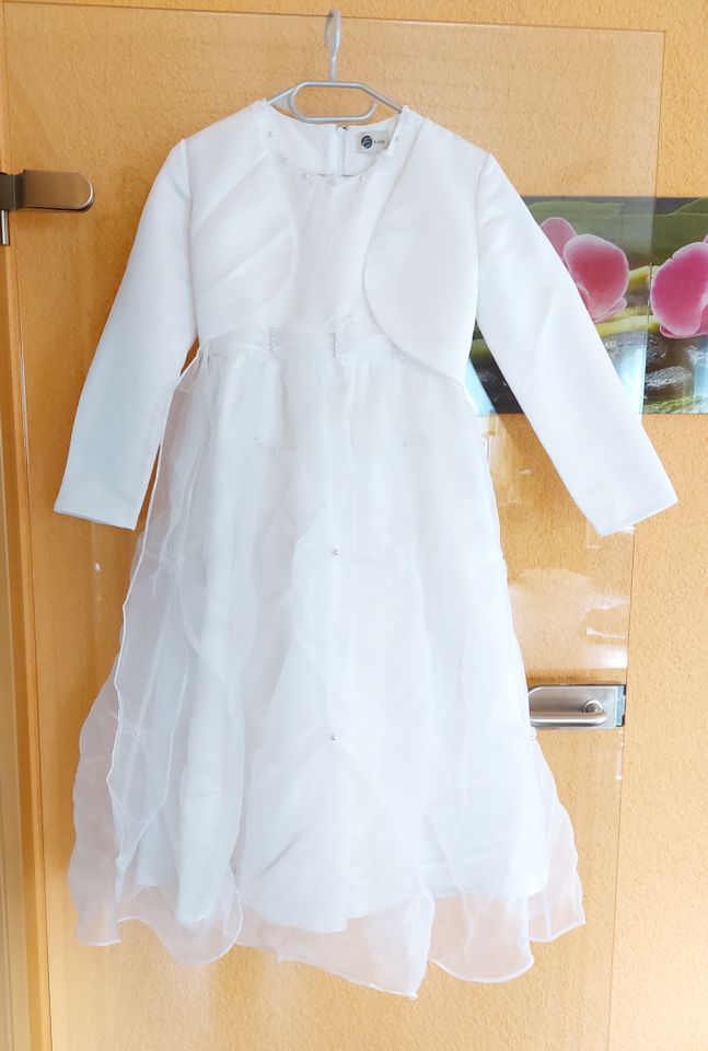 Mädchen Kleid, Gr. 140, Kommunion Konfirmation Blumenmädchen in Bad Wildbad