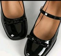 Elegante schwarze Mary Jane High Heels mit Bogen-Detail Hessen - Romrod Vorschau