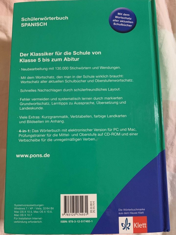 Spanisch Lernset + CD (Sprachwörterbuch und Grammatik Bogen) in Heuchelheim