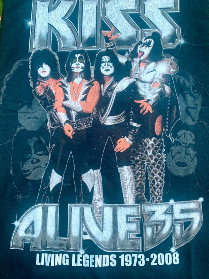 Tshirt Kiss Tour 2008 Alive 35 Original Band Rock Music selten M in Rodalben